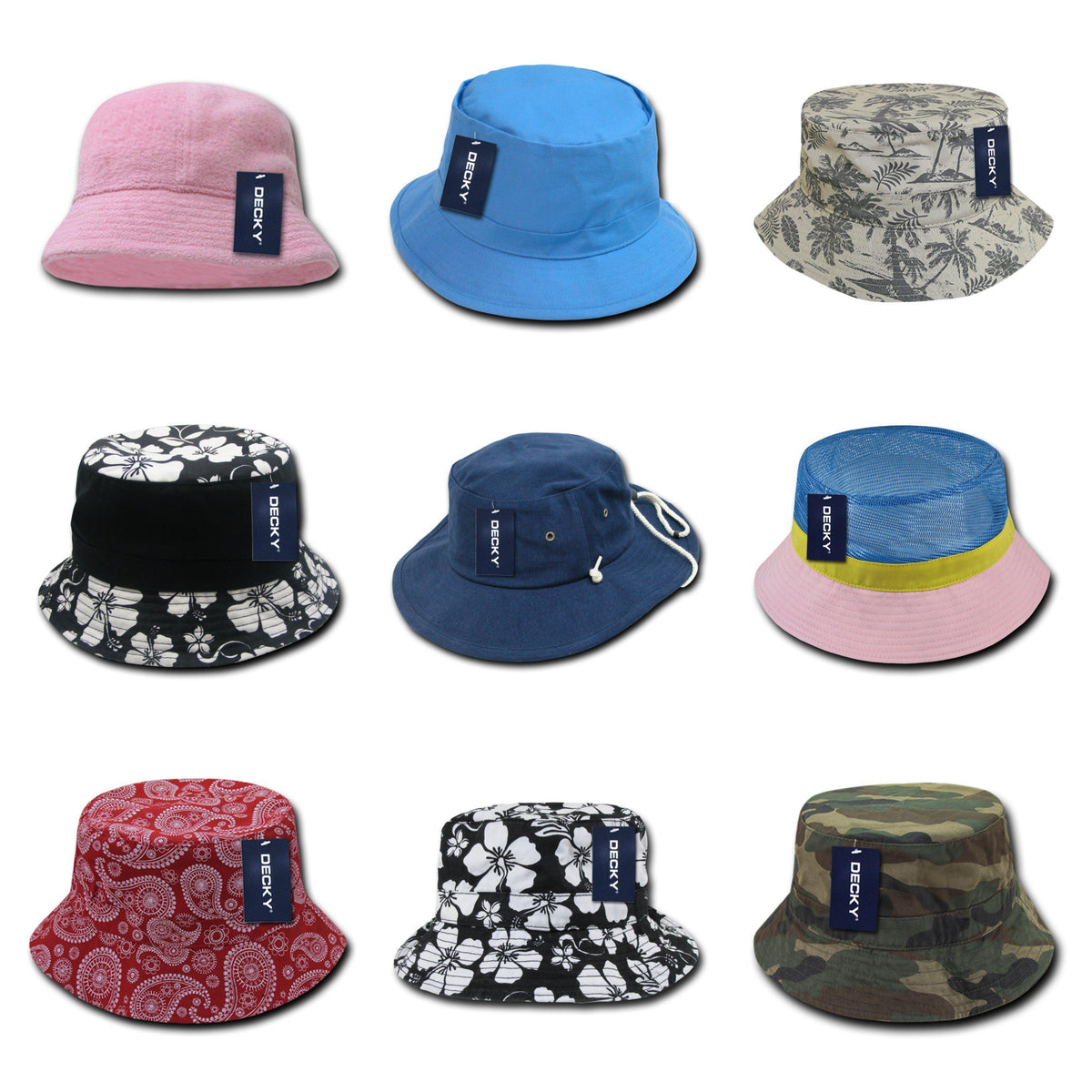 Wholesale Bucket Hats in Bulk, Blank or Custom – The Park Wholesale