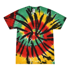 Colortone 1000 Multi-Color Tie-Dyed T-Shirt - Rasta Web -