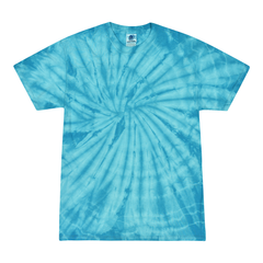 Colortone 1000 Multi-Color Tie-Dyed T-Shirt - Spider Turq -