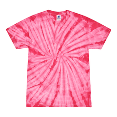 Colortone 1000 Multi-Color Tie-Dyed T-Shirt - Spider Pink -