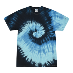 Colortone 1000 Multi-Color Tie-Dyed T-Shirt - Blue Ocean -