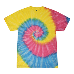 Colortone 1000 Multi-Color Tie-Dyed T-Shirt - Sunshine -