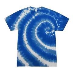 Colortone 1000 Multi-Color Tie-Dyed T-Shirt - Swirl Blue -