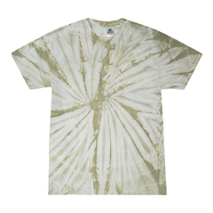 Colortone 1000 Multi-Color Tie-Dyed T-Shirt - Spider Olive -