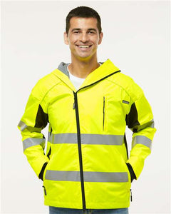 Kishigo WB102 Unisex Premium Black Series® Windbreaker -