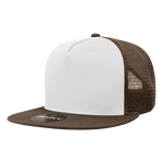 Decky 1040 Blank 5 Panel Trucker Snapback Hat - CASE Pricing