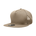 Decky 1040 5 Panel High Profile Structured Cotton Blend Trucker Hat