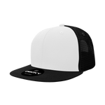 Decky 1052 Blank 6 Panel Trucker Hat, Flat Bill Snapback - CASE Pricing