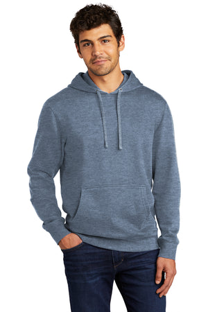 District DT6100 V.I.T. Fleece Hoodie - Flint Blue Heather -