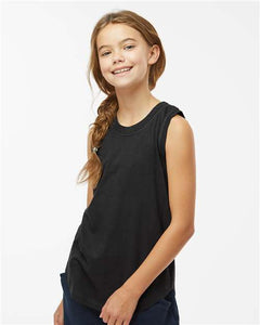 LAT 2692 Girls' Relaxed Fine Jersey Tank -