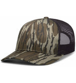 Pacific Headwear 108C Camo Snapback Trucker Cap