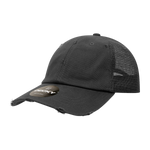Decky 110 6 Panel Low Profile Relaxed Vintage Trucker Cap - CASE Pricing