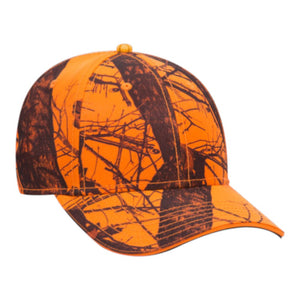 OTTO 171-1294 Mossy Oak Camouflage Sandwich Visor 6 Panel Low Profile Baseball Cap -