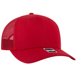OTTO Cap 112-3 6 Panel Mid Profile Mesh Back Trucker Hat