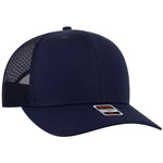 OTTO Cap 112-3 6 Panel Mid Profile Mesh Back Trucker Hat