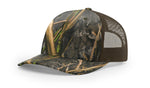 Richardson 112PFP Printed Five Panel Trucker Hat Camo Cap - 112 PFP