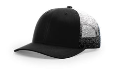 Richardson 112PM Printed Mesh Back Trucker Cap, Snapback Hat -
