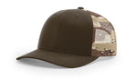 Richardson Printed Mesh Back Trucker Cap, Snapback Hat - 112PM