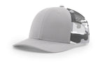Richardson Printed Mesh Back Trucker Cap, Snapback Hat - 112PM