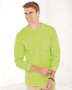 Bayside 3055 Unisex Union-Made Long Sleeve Pocket T-Shirt -