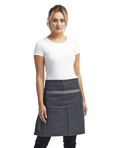 Artisan Collection by Reprime RP128 Domain Contrast Denim Waist Apron -