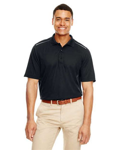 CORE365 88181R Men's Radiant Performance Piqué Polo with Reflective Piping -