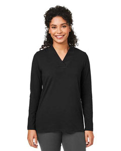 Devon & Jones DP121W Women's Raleigh Shawl Collar Knit Top -