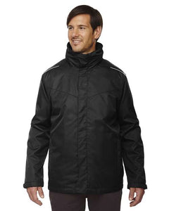 CORE365 88205T Men's Tall Region 3-in-1 Jacket with Fleece Liner -