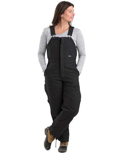 Berne Apparel WB515 Women's Softstone Duck Insulated Bib Overall -