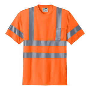 CornerStone ANSI 107 Class 3 Short Sleeve Snag-Resistant Reflective T-Shirt CS408 -