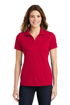 Sport-Tek LST640 Ladies PosiCharge RacerMesh Polo - Deep Red -