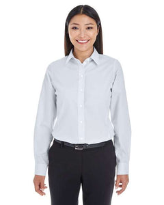 Devon & Jones DG534W Women's Crown Collection® Striped Woven Dress Shirt -
