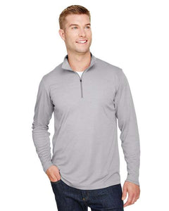 Team 365 TT31H Men's Zone Sonic Heather Performance Quarter-Zip Pullover -