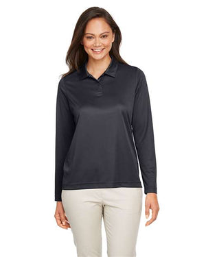 Team 365 TT51LW Women's Zone Performance Long Sleeve Polo -
