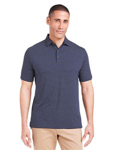 TASC Performance Inc TM546Y Men's Cloud Lightweight Polo Brookline Stripe -