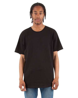 Shaka Wear SHCLT Unisex Curved Hem Long T-Shirt -