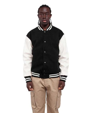 Shaka Wear SHLLJ Unisex Letterman Jacket -