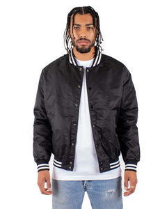 Shaka Wear SHVBJ Unisex Varsity Bomber Jacket -