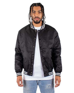 Shaka Wear SHVBJ Unisex Varsity Bomber Jacket -