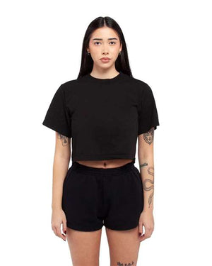 Shaka Wear SHGDC Women's Garment-Dyed Crop T-Shirt -