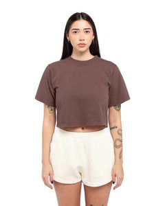 Shaka Wear SHGDC Women's Garment-Dyed Crop T-Shirt -