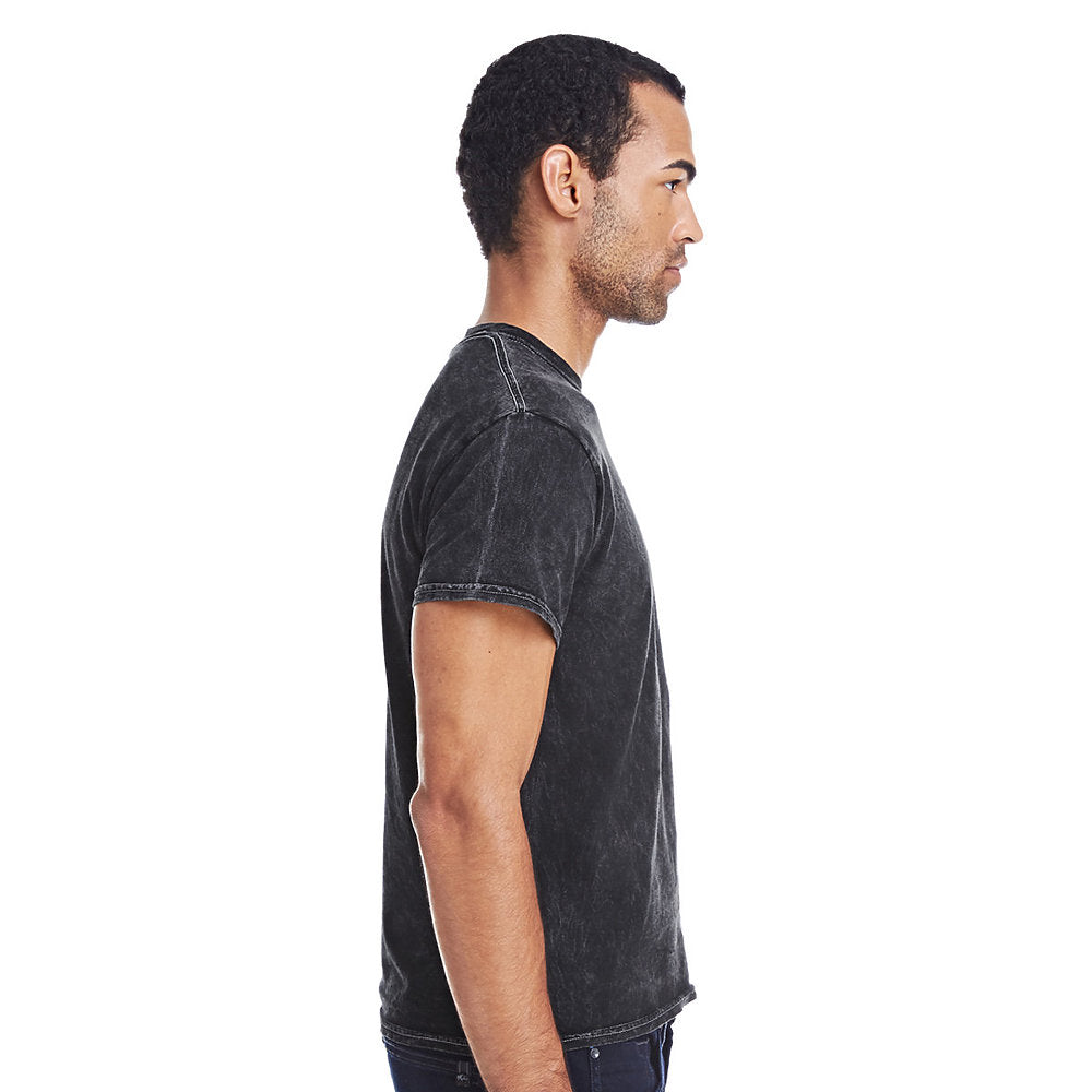 Cheetah Mineral Wash Round Neck Half Sleeve T-Shirt main image 1