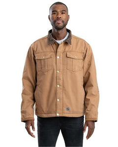 Berne Apparel J58 Men's Vintage Washed Sherpa-Lined Work Jacket -