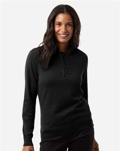 Devon & Jones DG446W Women's New Classics Quarter-Zip Sweater -