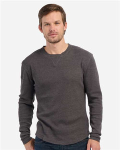 Boxercraft BM3103 Men's Waffle Knit Long Sleeve T-Shirt -