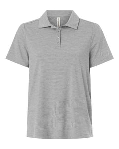 Team 365 TT125W Women's Relay Heathered Stripe Polo -
