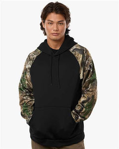 RealTree RT5305 Unisex Realtree® Performance Colorblocked Hooded Sweatshirt -