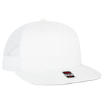 Otto Cap 141-1070 Otto Snap 6 Panel Mid Profile Mesh Back Trucker Snapback Hat