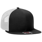 Otto Cap 141-1070 Otto Snap 6 Panel Mid Profile Mesh Back Trucker Snapback Hat