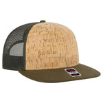 Otto Cap 141-1070 Otto Snap 6 Panel Mid Profile Mesh Back Trucker Snapback Hat